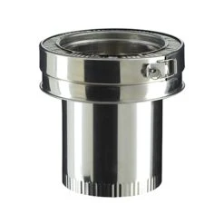 Therminox Zi POUJOULAT Raccord Simple Paroi/double Paroi Vers émaillé Ø 150 Mm