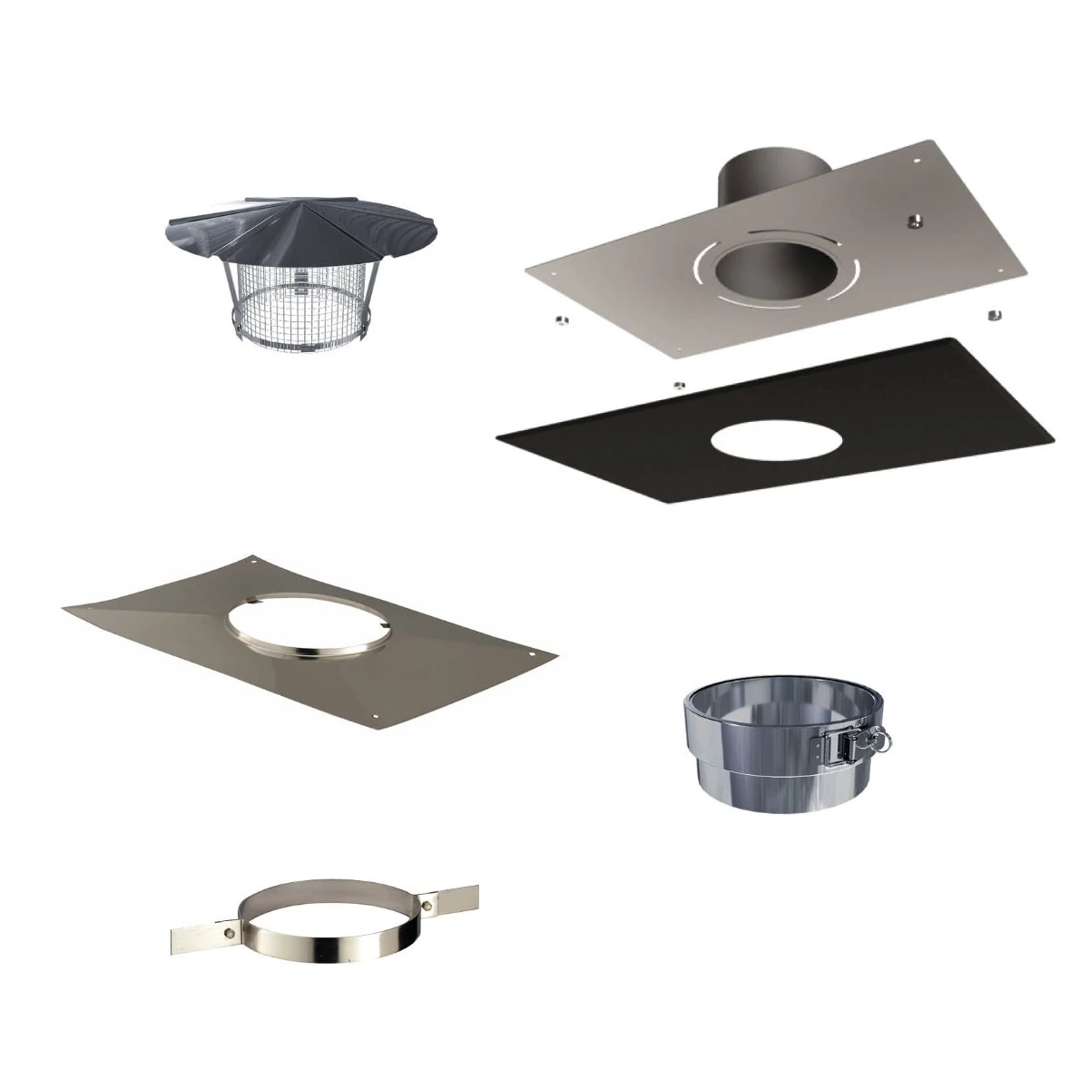 Kit Tubage Conduit Rectangulaire Poêle à Granule Ø 100 Mm 3 Kit Tubage Conduit Rectangulaire Poêle à Granule Ø 100 Mm