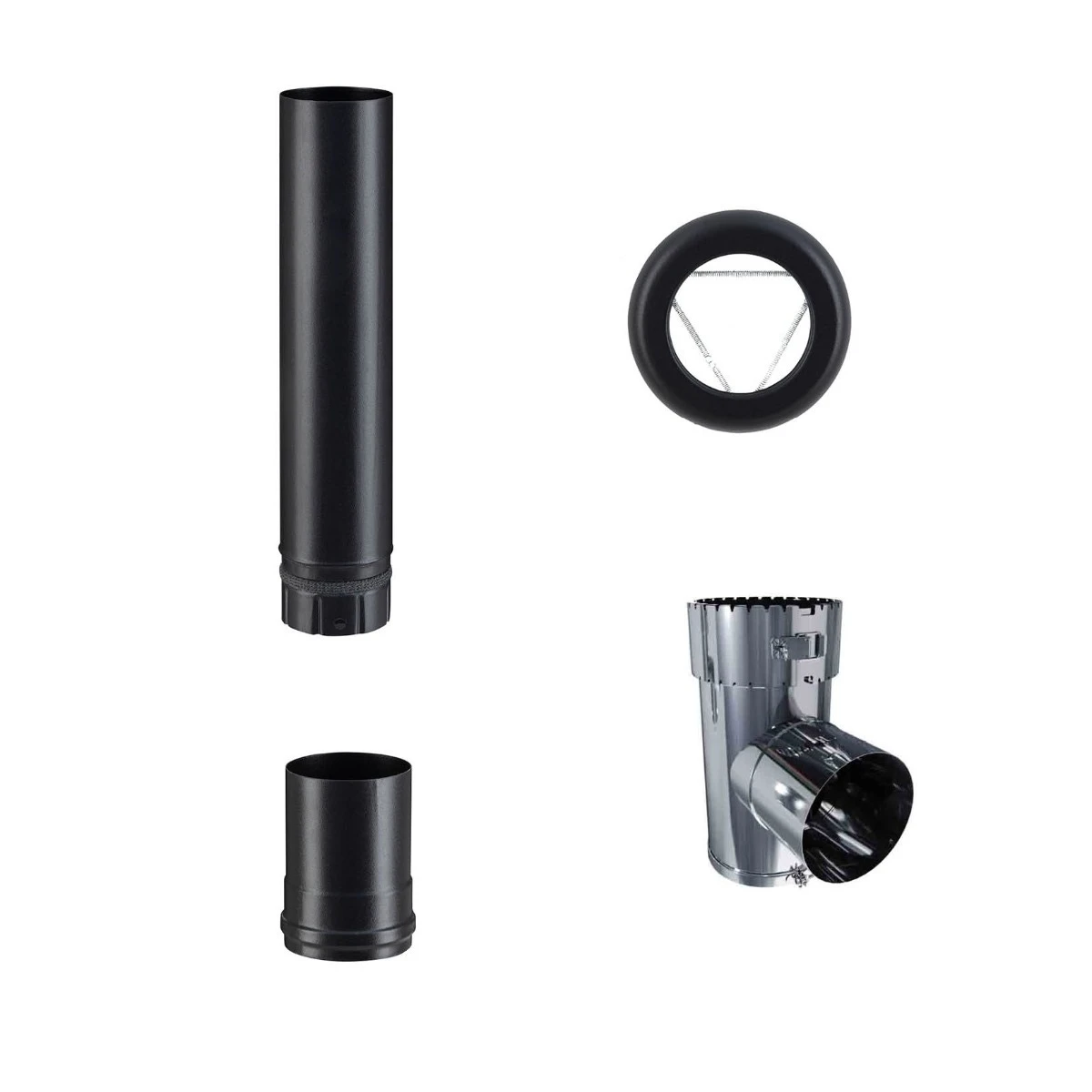 Kit Raccordement Départ Sol Poêle à Granule Ø 80 Mm 3 Kit Raccordement Départ Sol Poêle à Granule Ø 80 Mm