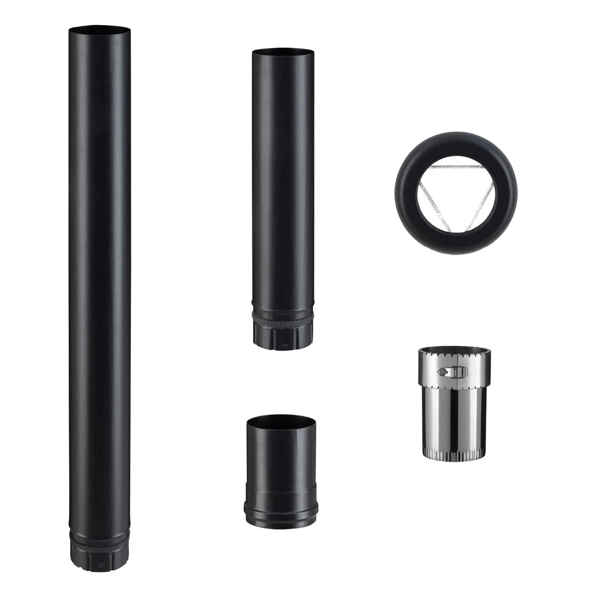 Kit Raccordement Départ Plafond Poêle à Bois Ø 150 Mm 3 Kit Raccordement Départ Plafond Poêle à Bois Ø 150 Mm