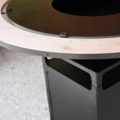 Plateau En Bois Brasero - Diamètre 85cm -Supra || MODERNA || Invicta Soldes anneau 1000 2