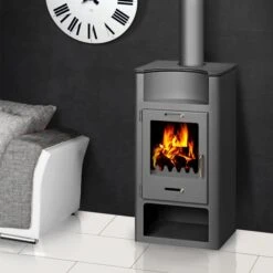 Supra || MODERNA || Invicta Soldes 19 Poêle à Bois - BELLEZA ELEGANCE - 9.2 KW