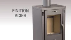 Poêle à Bois - BELLEZA TORINO - 7.2kW -Supra || MODERNA || Invicta Soldes b torino 4