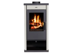 Poêle à Bois - BELLEZA VANESSA LUX IVOIRE - 9 KW -Supra || MODERNA || Invicta Soldes b vanessa lux ivoire