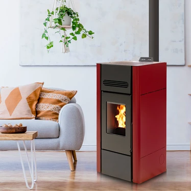 Poêle à Granulés BELLEZA TITAN 15 KW Bordeaux 4 Poêle à Granulés BELLEZA TITAN 15 KW Bordeaux – Image 2