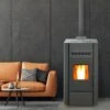 Poêle à Granulés BELLEZA TITAN 15 KW Noir