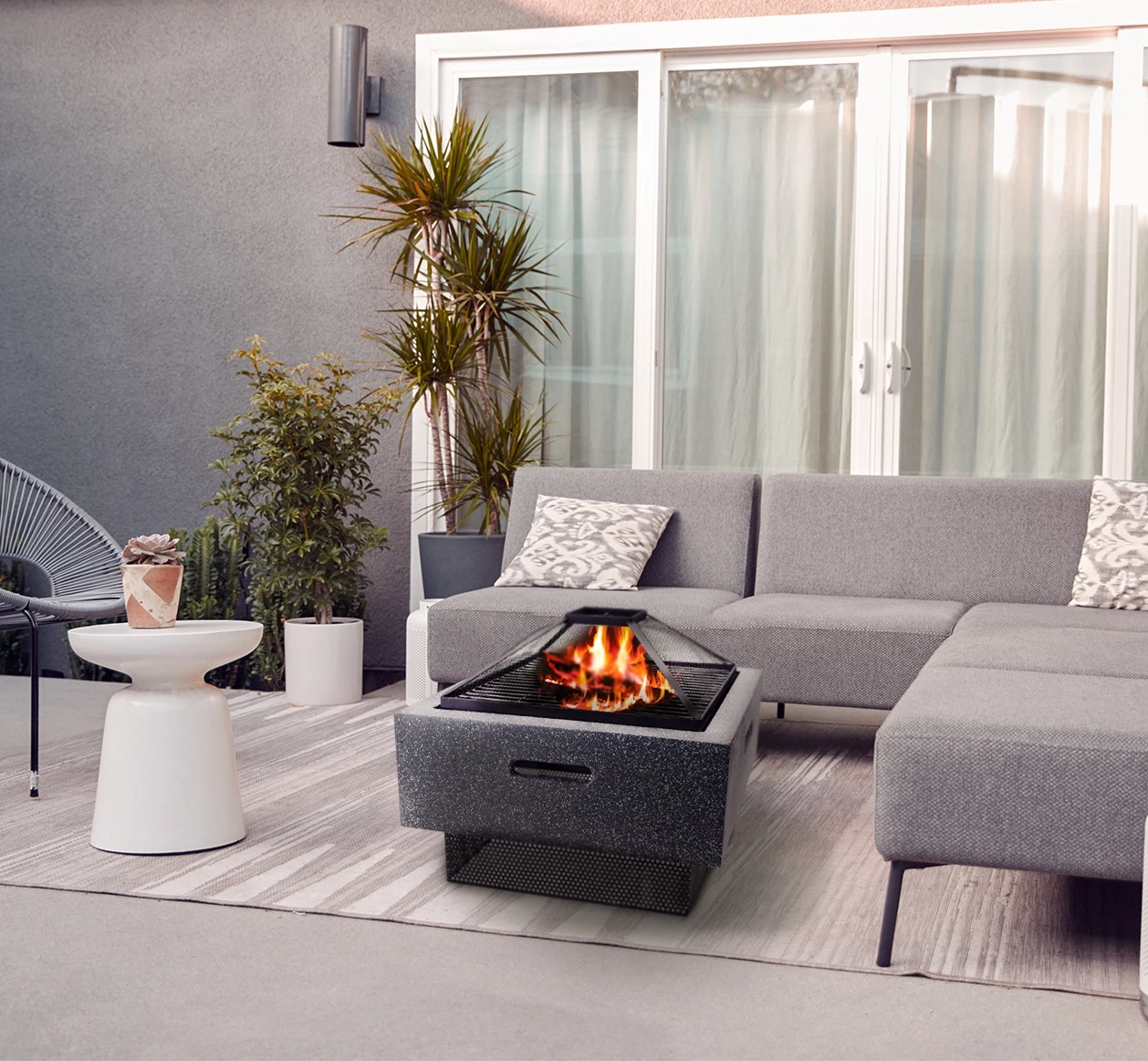 Brasero BELLEZA GALA Gris 4 Brasero BELLEZA GALA Gris – Image 2