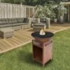 Brasero Plancha Haut CORTEN - Diamètre 60cm 1 Brasero Plancha Haut CORTEN - Diamètre 60cm -Supra || MODERNA || Invicta Soldes brasero clever haut 600 corten
