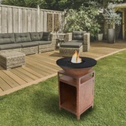 Brasero Plancha Haut CORTEN - DiamĂštre 60cm