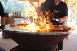 Brasero Plancha Bas CORTEN - Diamètre 60cm 9 Brasero Plancha Bas CORTEN - Diamètre 60cm -Supra || MODERNA || Invicta Soldes brasero plancha 1 compressed 1