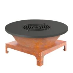Brasero Plancha Bas CORTEN - Diamètre 60cm 8 Brasero Plancha Bas CORTEN - Diamètre 60cm -Supra || MODERNA || Invicta Soldes clever bp600c haut seul 2