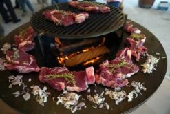 Brasero Plancha Bas NOIR - Diamètre 85cm -Supra || MODERNA || Invicta Soldes des 1