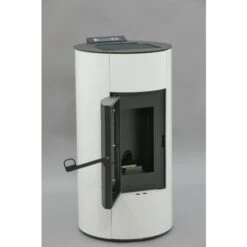 Pack Promo : Poêle à  Granulés Etanche Avec Kit Ventouse - EMAFLAM ALBA Blanc - 11.4 KW -Supra || MODERNA || Invicta Soldes emaflam pack alba blanc kit ventouse 3