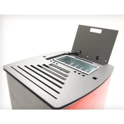 Poêle-Chaudière à Granulés EMAFLAM ROMA 18 KW Bordeaux -Supra || MODERNA || Invicta Soldes emaflam roma bordeaux 11