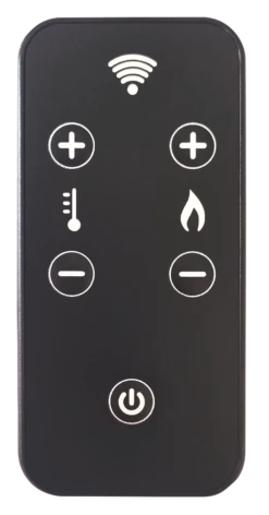 Télécommande EMAFLAM Noire Pour Poêles à Granulés