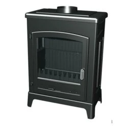 Poêle à Bois 12 KW Peint Anthracite FONTEMONT - GODIN - 389144 -Supra || MODERNA || Invicta Soldes godin 389144 3