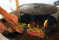 Brasero Plancha Bas CORTEN - Diamètre 85cm -Supra || MODERNA || Invicta Soldes hbg