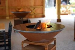 Brasero Plancha Haut CORTEN - Diamètre 1m 18 Brasero Plancha Haut CORTEN - Diamètre 1m -Supra || MODERNA || Invicta Soldes image 11