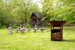 Brasero Plancha Haut CORTEN - Diamètre 85cm -Supra || MODERNA || Invicta Soldes image 12