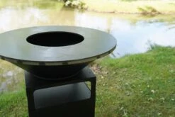 Brasero Plancha Haut NOIR - Diamètre 1m -Supra || MODERNA || Invicta Soldes image 1 1