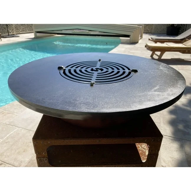 Brasero Plancha Haut CORTEN - Diamètre 60cm 11 Brasero Plancha Haut CORTEN - Diamètre 60cm – Image 9
