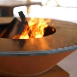 Brasero Plancha Haut CORTEN - Diamètre 60cm 15 Brasero Plancha Haut CORTEN - Diamètre 60cm -Supra || MODERNA || Invicta Soldes image 4