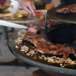 Brasero Plancha Haut CORTEN - Diamètre 85cm -Supra || MODERNA || Invicta Soldes image 7 1