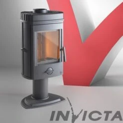 Poêle à Bois INVICTA Mesnil 8kW -Supra || MODERNA || Invicta Soldes invicta 6136 44 3
