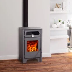 Poêle à Bois Avec Four - JUAN PANADERO FIRENZE - 7.4 KW -Supra || MODERNA || Invicta Soldes juanpanadero firenze 1