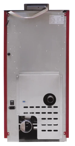 Poêle à Granulés BELLEZA Puerto Rouge 11KW 8 Poêle à Granulés BELLEZA Puerto Rouge 11KW -Supra || MODERNA || Invicta Soldes milena bordeaux ovale vue dos