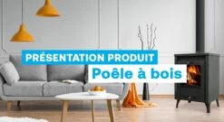 Poêle à Bois - BELLEZA RAY MAX - 13kW -Supra || MODERNA || Invicta Soldes minia produit poele bois. 3 11