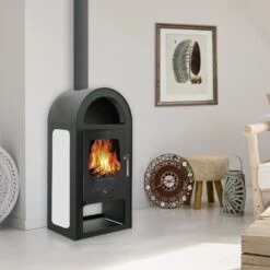 Poêle à Bois - BELLEZA Maestro K Luxe Blanc - 7 KW -Supra || MODERNA || Invicta Soldes mis belleza maestro k