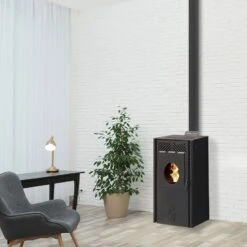 Poêle à Granulés BELLEZA Puerto Noir 11KW