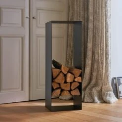 Range-bûches - NEWTON - NOIR - DIXNEUF 7 Range-bûches - NEWTON - NOIR - DIXNEUF -Supra || MODERNA || Invicta Soldes mis range buche newton noir