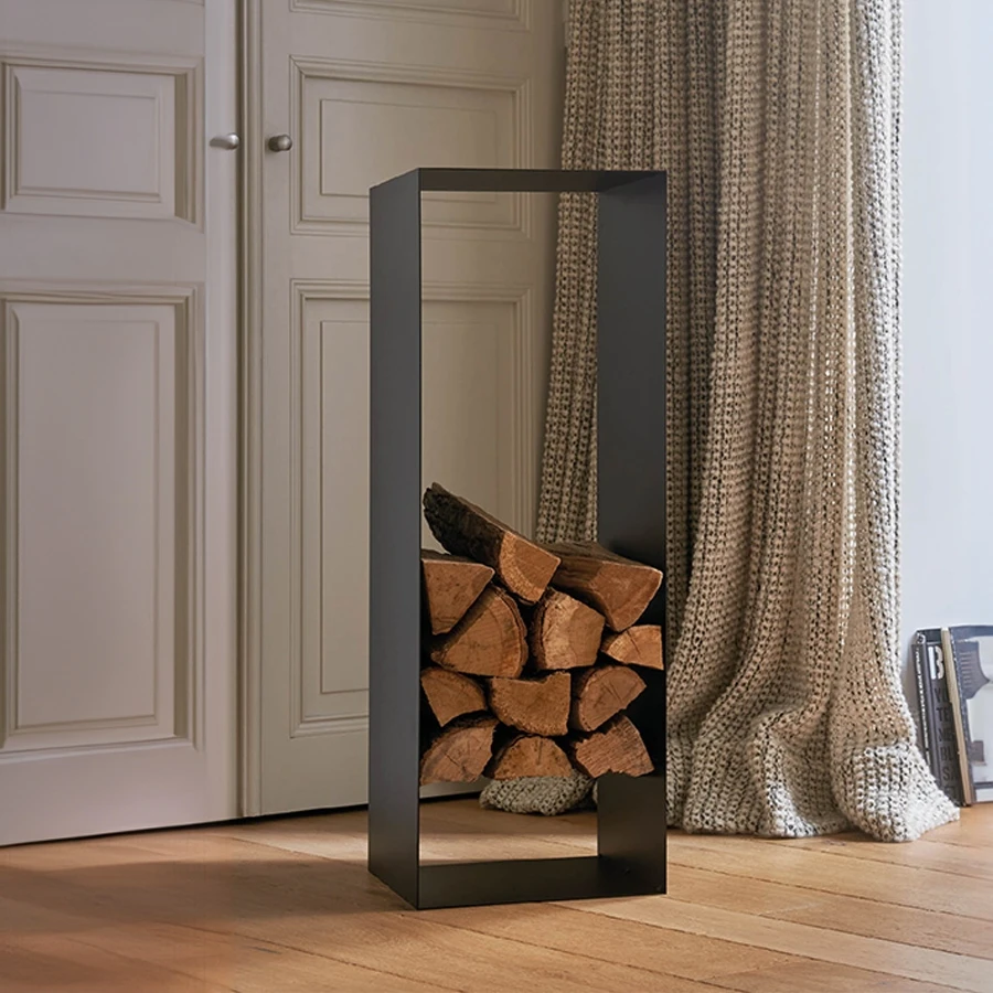 Range-bûches - NEWTON - NOIR - DIXNEUF 5 Range-bûches - NEWTON - NOIR - DIXNEUF – Image 3