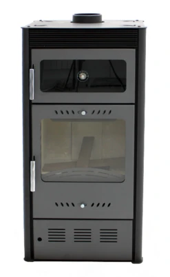 Poêle à Bois Avec Four - MODERNA Horno Luxe Rouge - 10 KW -Supra || MODERNA || Invicta Soldes moderna horno luxe rouge 5065 4