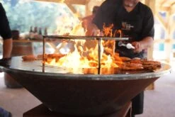 Brasero Plancha Bas NOIR - Diamètre 85cm -Supra || MODERNA || Invicta Soldes nbvf 1