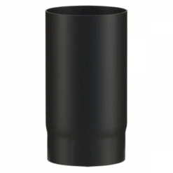 Tuyau Acier 2 Mm Noir Mat De Diamètre 130 Mm Et De Longueur 25 Cm - POUJOULAT - 50130903