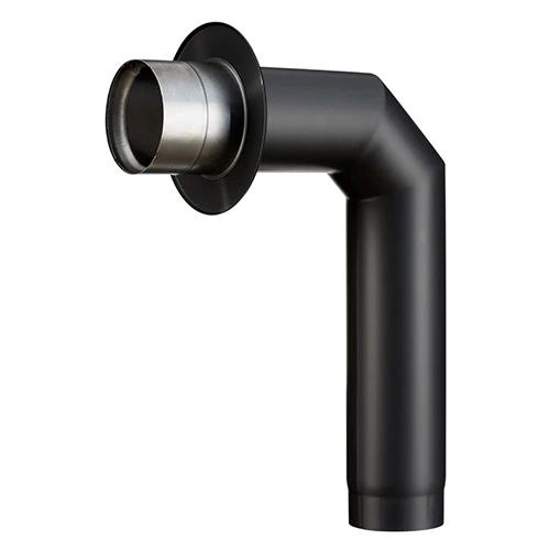 Kit De Raccordement Acier 2 Mm Noir Mat De 150 Mm De Diamètre - POUJOULAT - 50150987 3 Kit De Raccordement Acier 2 Mm Noir Mat De 150 Mm De Diamètre - POUJOULAT - 50150987