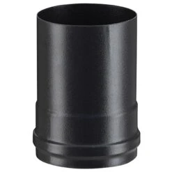 Adapteur émaillé POUJOULAT Noir Mat Ø 100 Mm