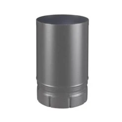 Tuyau émaillé Gris Mat 25 Cm De Long Et 180 Mm De Diamètre - POUJOULAT - 58180703