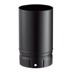 Tuyau émaillé Noir Mat De Longueur 25 Cm Et De Diamètre 200 Mm - POUJOULAT - 58200903