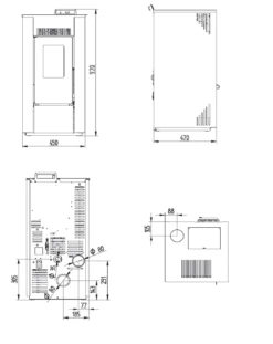 Poêle à Granulés Etanche WiFi - EMAFLAM DALA Noir - 7,92 KW 14 Poêle à Granulés Etanche WiFi - EMAFLAM DALA Noir - 7,92 KW -Supra || MODERNA || Invicta Soldes schema technique lina 1