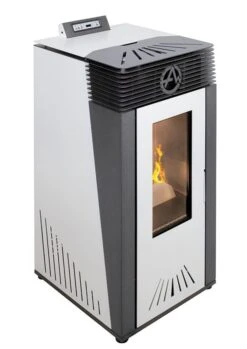 Supra || MODERNA || Invicta Soldes 30 Poêle à Granulés - EMAFLAM DIAMA Blanc - 6kW